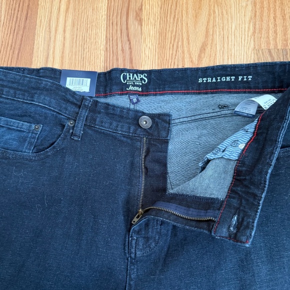 Chap’s Men’s Dark Wash Blue Jeans - Picture 3 of 9